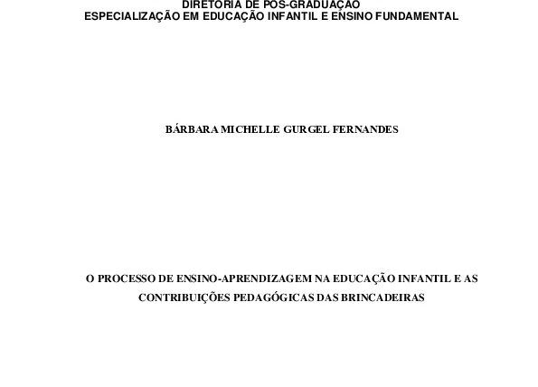 O PROCESSO DE ENSINO-APRENDIZAGEM NA EDUCAÇÃO
